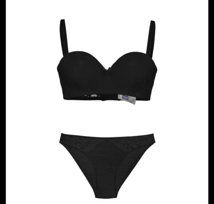 ست سوتین و شورت دکلته ابر نازک تنفسی بند متحرک